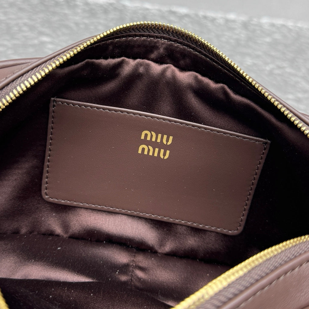 MIU MIU Leather Camera Shoulder Bag