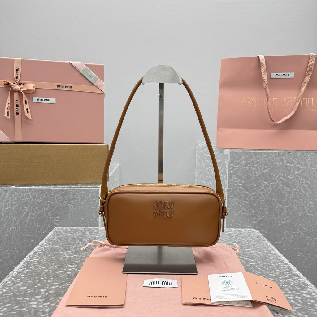 MIU MIU Leather Camera Shoulder Bag