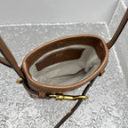 MIU MIU Aventure Leather Bucket Bag