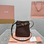 MIU MIU Aventure Leather Bucket Bag