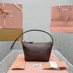MIU MIU Leather Top Handle Lunch Box Bag