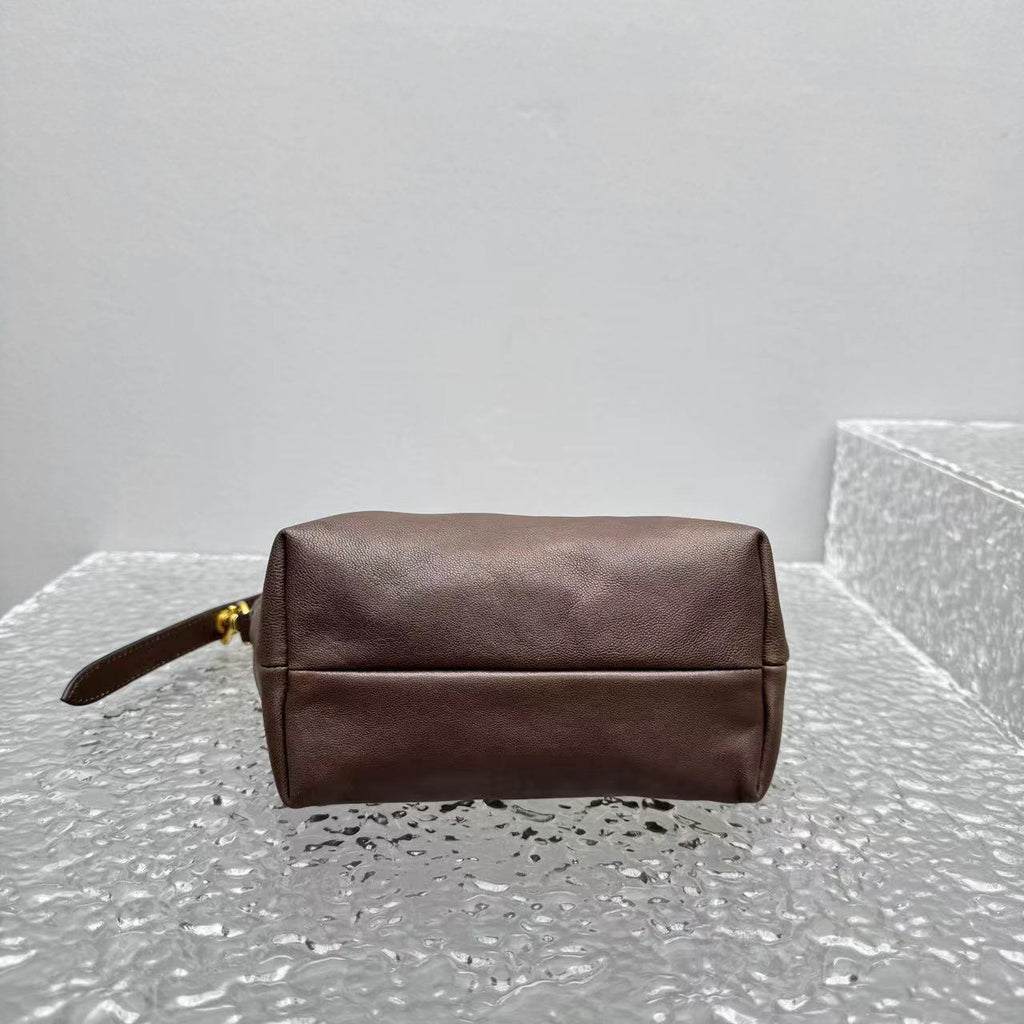 MIU MIU Leather Top Handle Lunch Box Bag