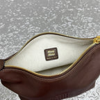 MIU MIU Leather Top Handle Lunch Box Bag