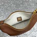 MIU MIU Leather Top Handle Lunch Box Bag