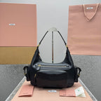 MIU MIU Pocket Leather Shoulder Bag