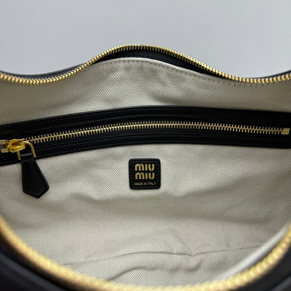 MIU MIU Pocket Leather Shoulder Bag