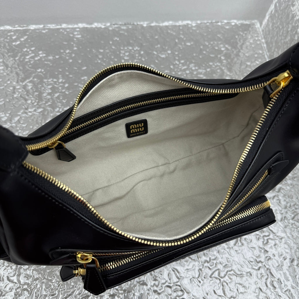 MIU MIU Pocket Leather Shoulder Bag