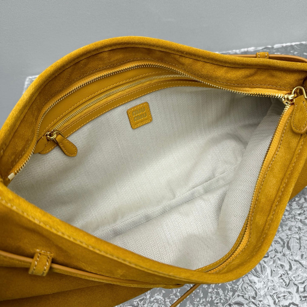 MIU MIU Aventure Nappa Lambskin Shoulder Bag