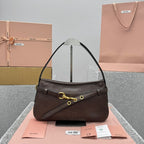 MIU MIU Aventure Nappa Lambskin Shoulder Bag