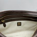 MIU MIU Aventure Nappa Lambskin Shoulder Bag