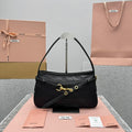 MIU MIU Aventure Nappa Lambskin Shoulder Bag