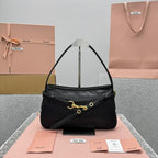 MIU MIU Aventure Nappa Lambskin Shoulder Bag