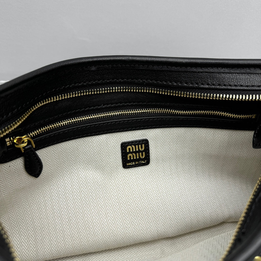 MIU MIU Aventure Nappa Lambskin Shoulder Bag