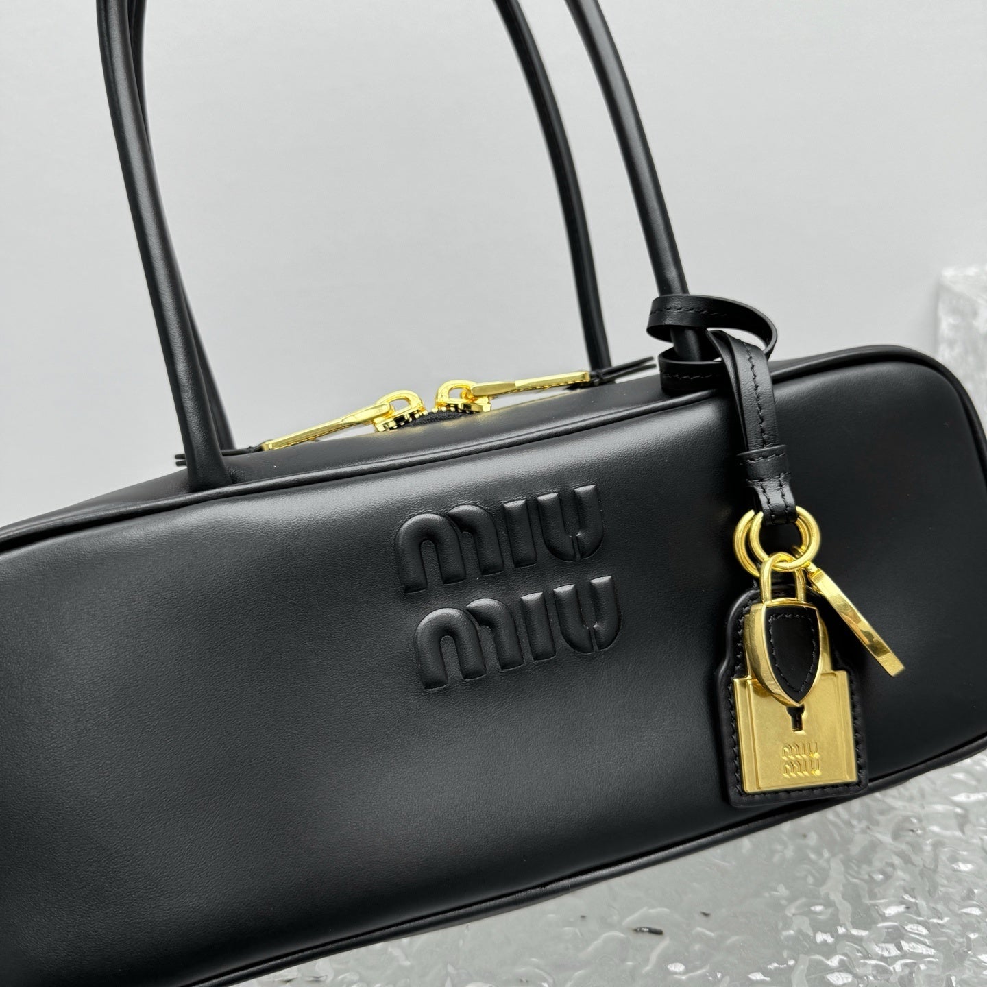 MIU MIU Beau Leather Long Handle Bag