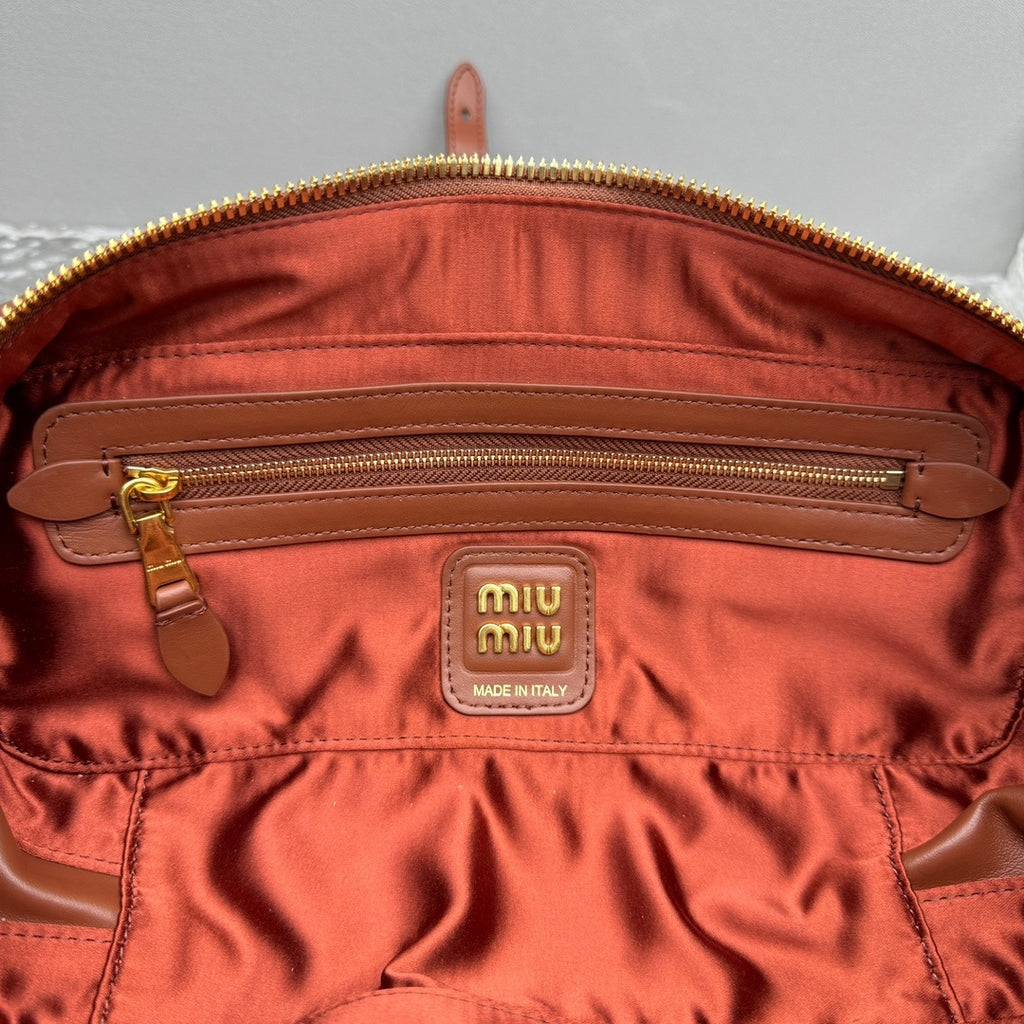 MIU MIU Beau Leather Long Handle Bag