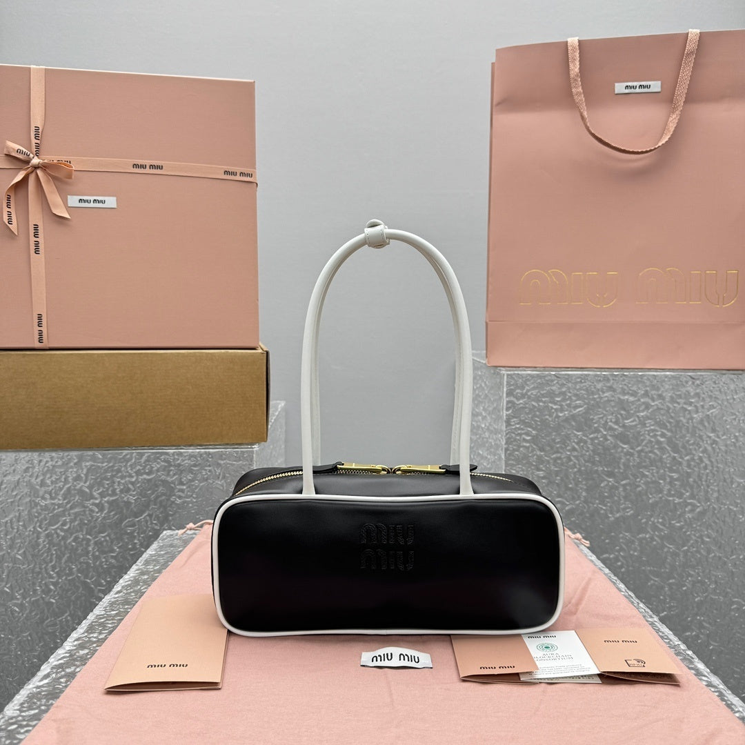 MIU MIU Beau Leather Long Handle Bag