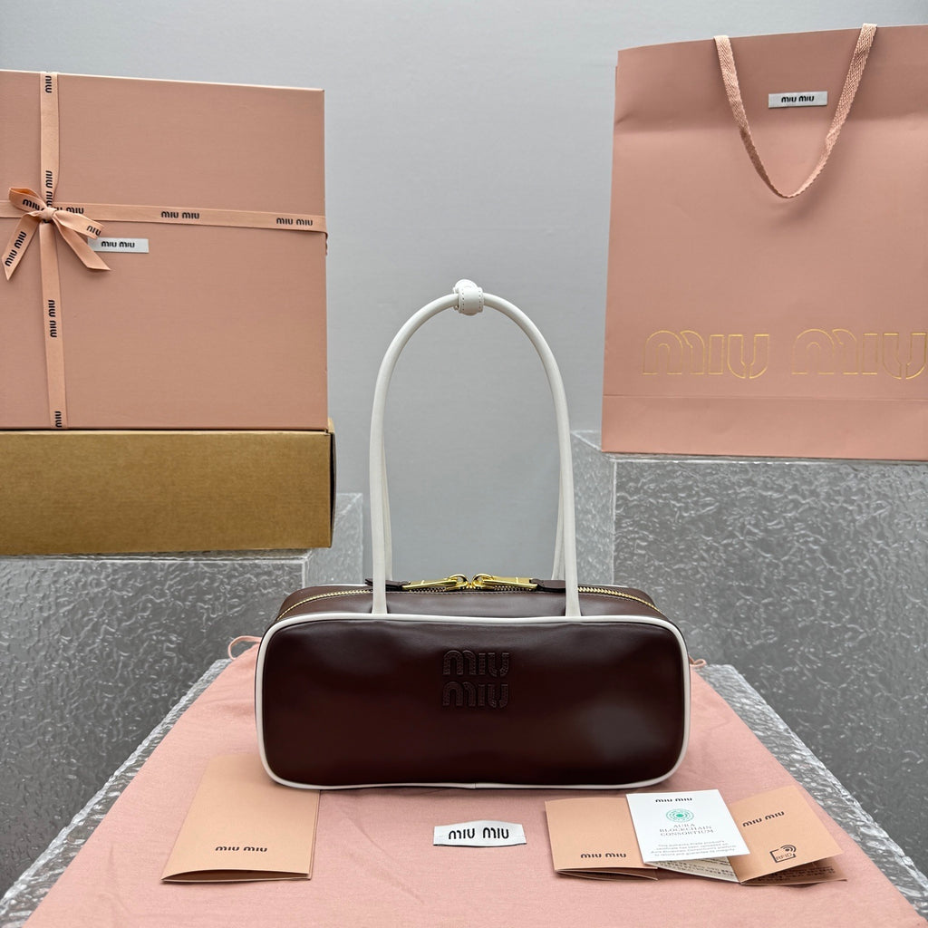 MIU MIU Beau Leather Long Handle Bag