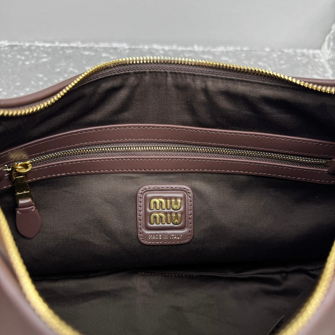 MIU MIU Gymnasium Wander Crescent Bag