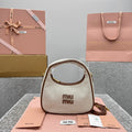 MIU MIU Gymnasium Wander Crescent Bag