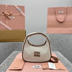 MIU MIU Gymnasium Wander Crescent Bag
