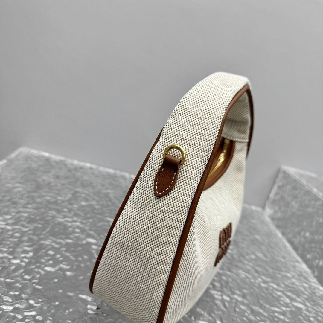 MIU MIU Gymnasium Wander Crescent Bag