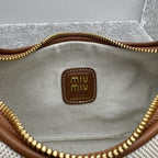 MIU MIU Gymnasium Wander Crescent Bag