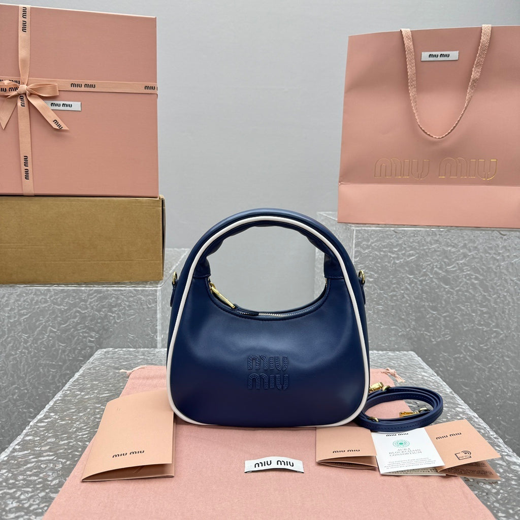MIU MIU Gymnasium Wander Crescent Bag