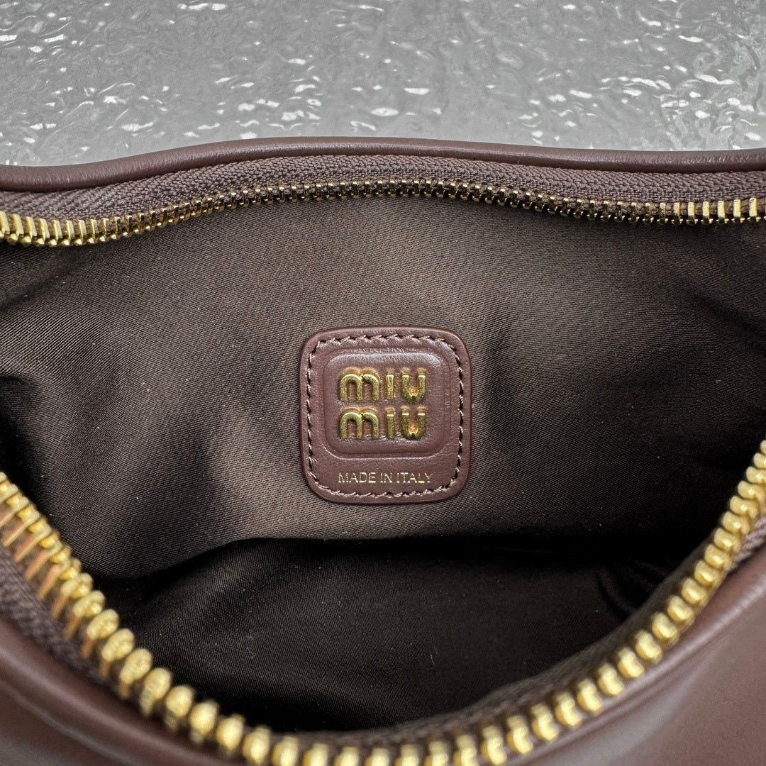 MIU MIU Gymnasium Wander Crescent Bag