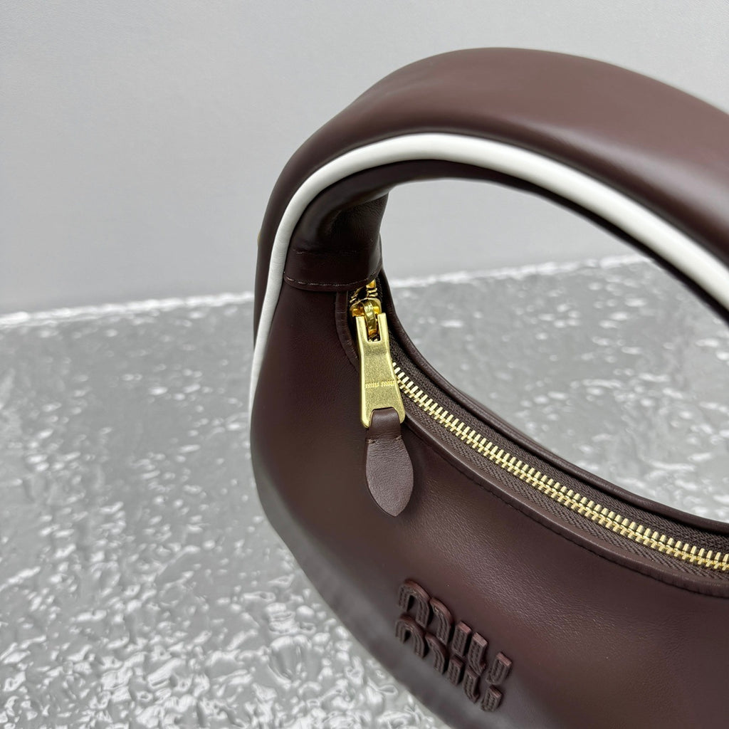 MIU MIU Gymnasium Wander Crescent Bag