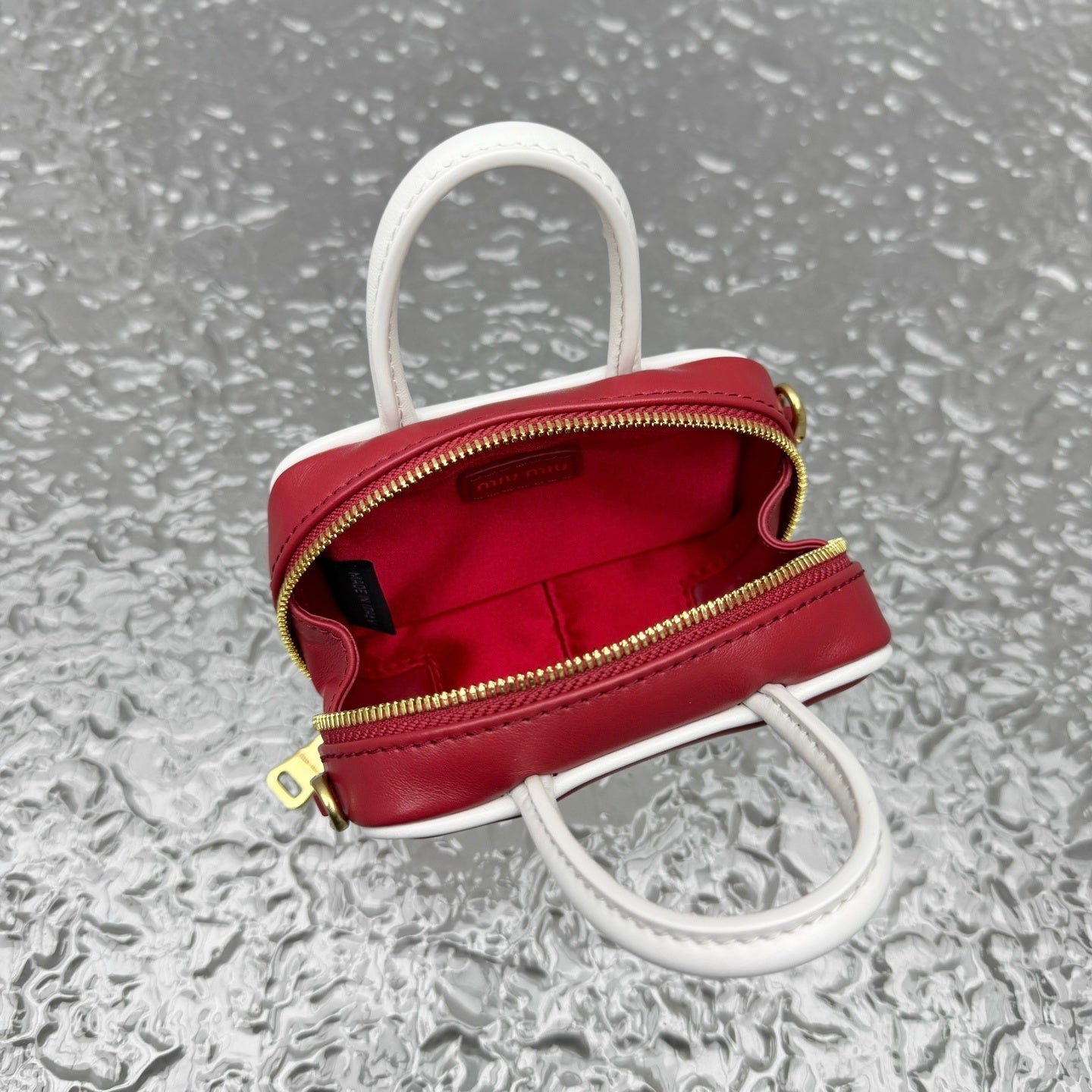 MIU MIU Mini Briefcase Bag Charm