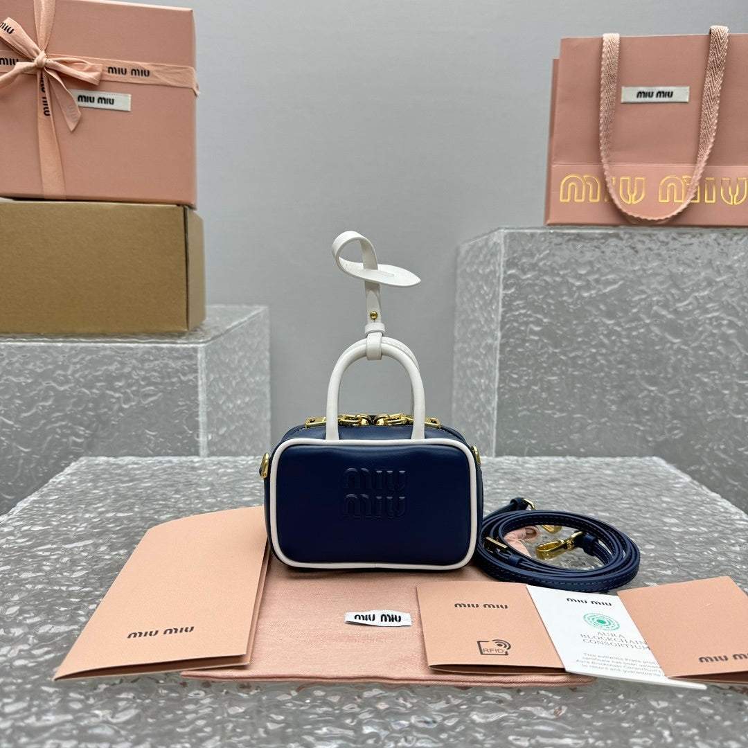 MIU MIU Mini Briefcase Bag Charm