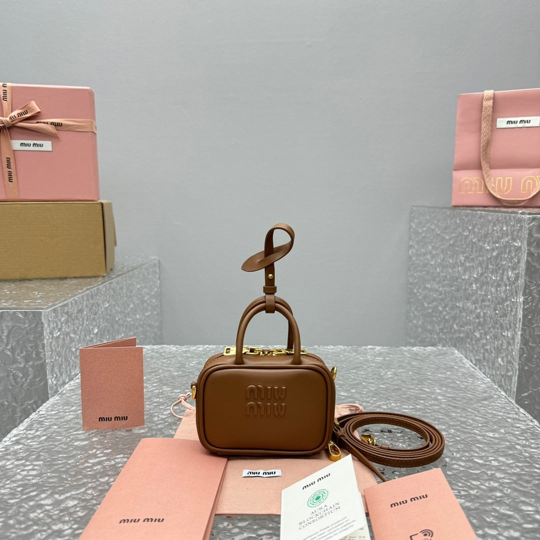MIU MIU Mini Briefcase Bag Charm