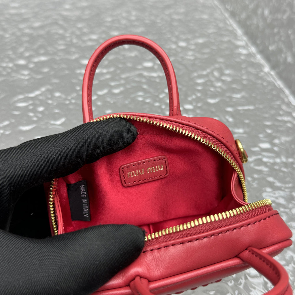 MIU MIU Mini Briefcase Bag Charm