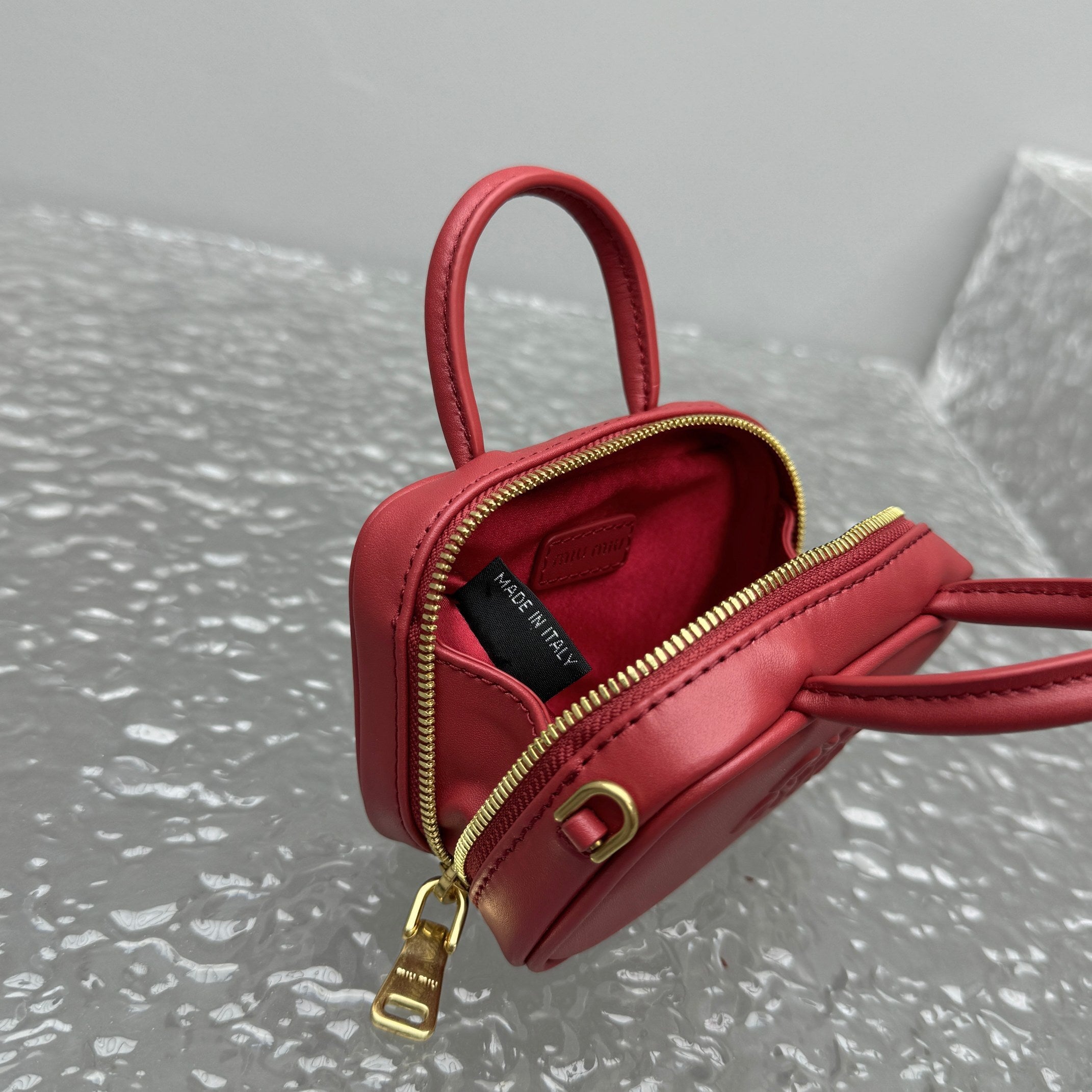 MIU MIU Mini Briefcase Bag Charm