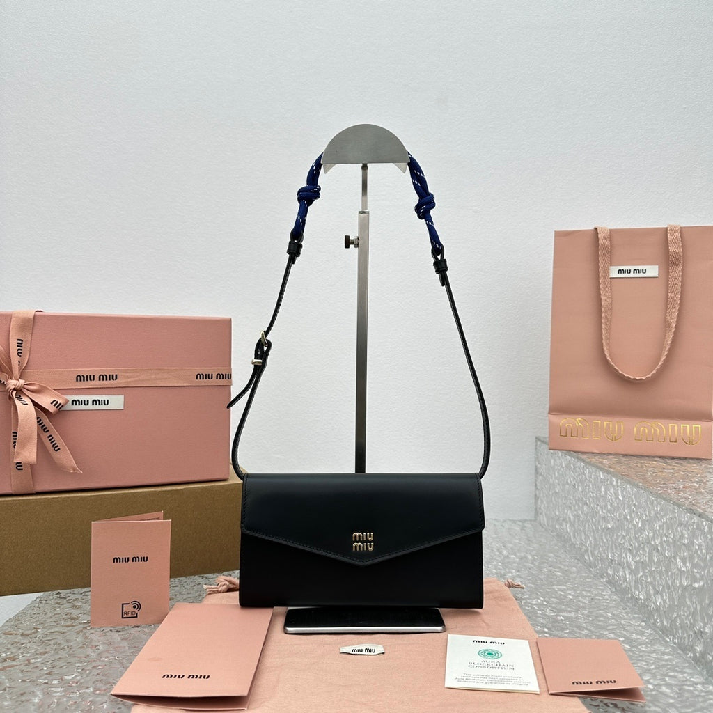 MIU MIU Canvas Flap Underarm Bag