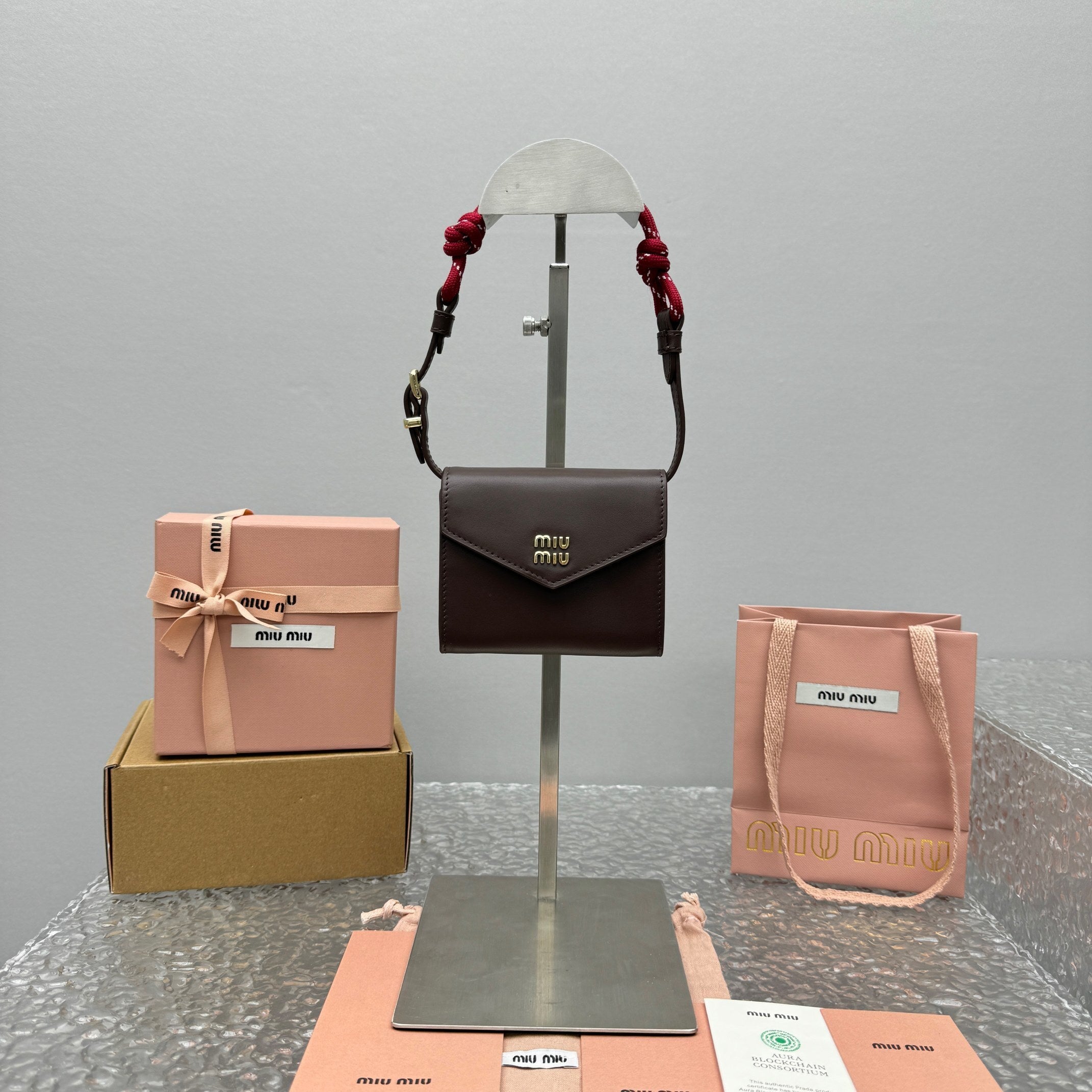 MIU MIU Canvas Flap Underarm Bag