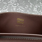 MIU MIU Canvas Flap Underarm Bag