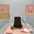 MIU MIU Nappa Lambskin Bucket Bag