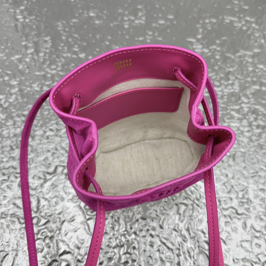 MIU MIU Nappa Lambskin Bucket Bag