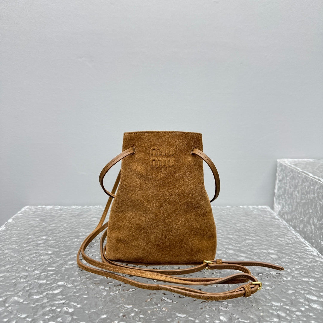 MIU MIU Nappa Lambskin Bucket Bag