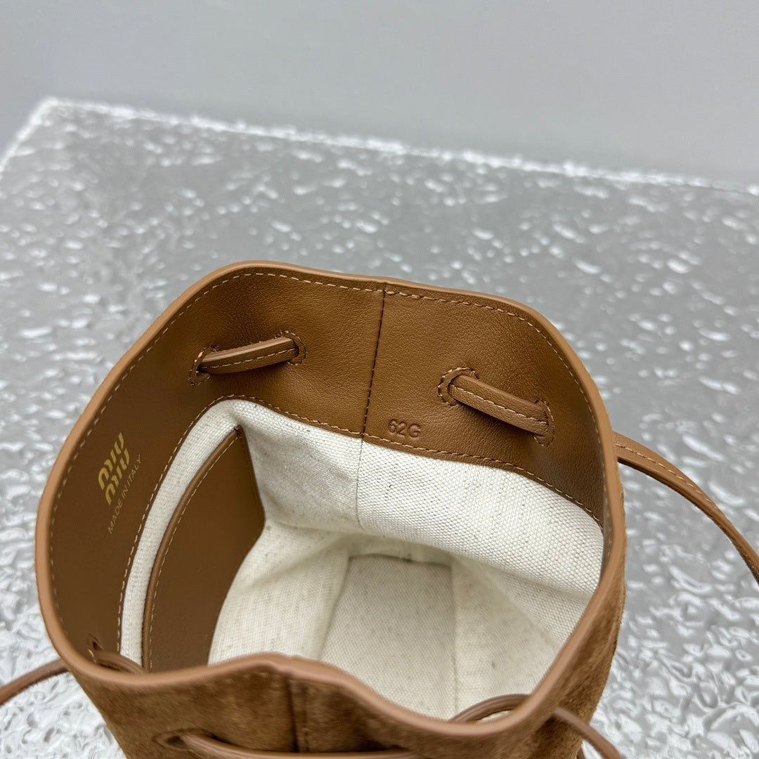 MIU MIU Nappa Lambskin Bucket Bag