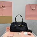 MIU MIU Aventure Leather Shell Bag