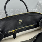 MIU MIU Aventure Leather Shell Bag
