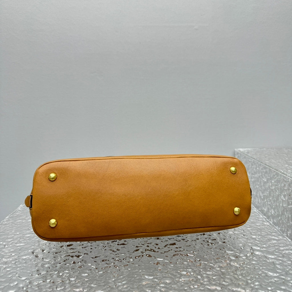 MIU MIU Aventure Leather Shell Bag