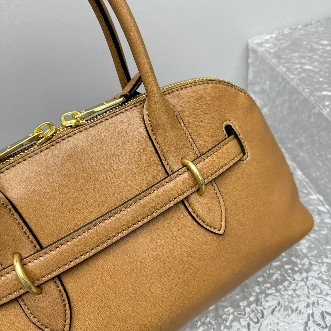 MIU MIU Aventure Leather Shell Bag