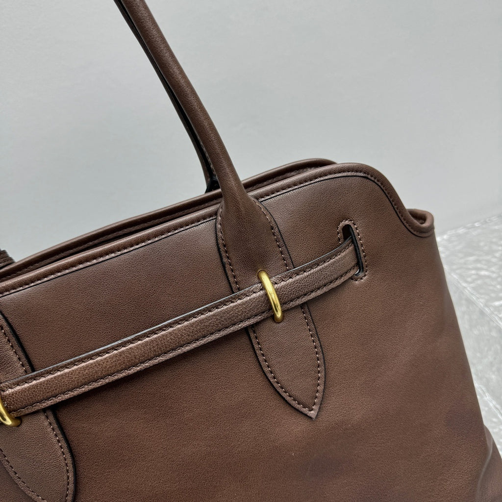 MIU MIU Nappa Leather Top Handle Bag