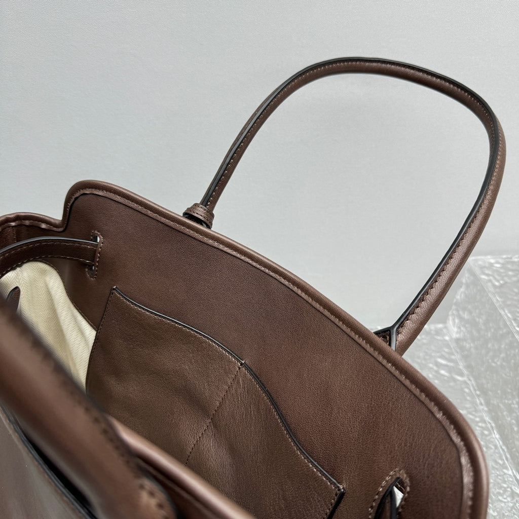 MIU MIU Nappa Leather Top Handle Bag