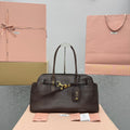 MIU MIU Nappa Leather Top Handle Bag