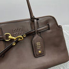 MIU MIU Nappa Leather Top Handle Bag