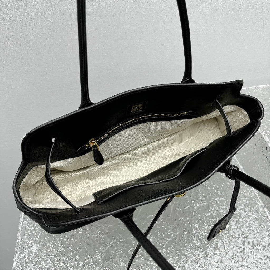 MIU MIU Nappa Leather Top Handle Bag